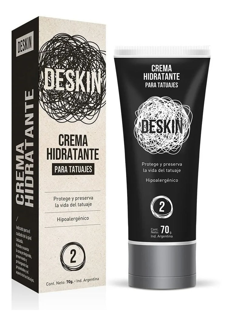 Deskin Crema Hidratante Post Tatuaje 70g Hipoalergénico en FarmaPlus - FarmaPlus